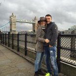 David Lafata splnil o letošní zimní dovolené slib, že si zajedou s manželkou Kamilou na pár dnů do Londýna.
