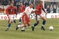 Pohled do hráčské historie Marka Nikla. Za národní tým odehrál v letech 1999 a 2000 pět duelů.