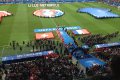 20:56 HODIN - Stadion Lille - Skvělá atmosféra před utkáním domácí Francie se Švýcary.