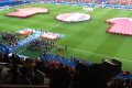 20:50 HODIN - Stadion Parc des Princes, Paříž - Slavnostní ceremoniál začal, za pět minut zahájí rozhodčí Nicola Rizzoli zápas.