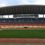 Stadion v Nanningu s kapacitou 25 tisíc diváků přivítá všechny zápasy China Cupu. Foto: Jaroslav Dudl