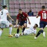 V generálce na EURO se odchovanec Jihlavy blýskl gólem a asistencí při vítězství 3:1 nad Albánií.