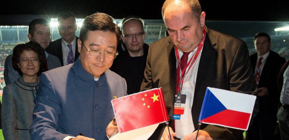 Priority česko-čínské fotbalové spolupráce